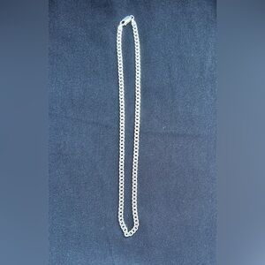 Men's or Ladies 925 Italy Silver Chain Necklace